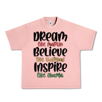 Salmon dream like martin believe like thurgood inspire li Urban Heavy Tee - MaliasSmallBusiness