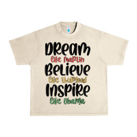 Sandshell dream like martin believe like thurgood inspire li Urban Heavy Tee - MaliasSmallBusiness