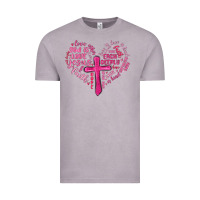 Vintage Zinc jesus is love heart cross valentines day Vintage Tee - MaliasSmallBusiness