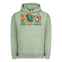 Pigment Oil Green Peace Love Whiskey Urban Hoodie - BundleAndBundleShop
