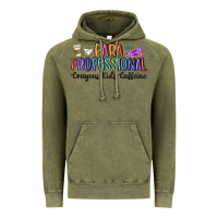 Vintage Olive paraprofessional Vintage Hoodie - MaliasSmallBusiness