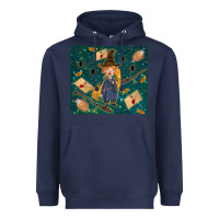 Navy wizard boy with mouse Heavyweight Hoodie - TumblerDesignByShophia