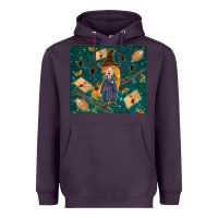 Plum wizard boy with mouse Heavyweight Hoodie - TumblerDesignByShophia