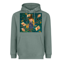 Sage wizard boy with mouse Heavyweight Hoodie - TumblerDesignByShophia