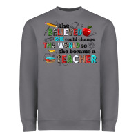 Storm she believed she could change the world so she bec Heavyweight Sweatshirt - NancyCooperArtShop