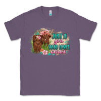 Lavender just a girl who loves cows Classic Tee - MaliasSmallBusiness