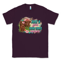 Plum just a girl who loves cows Classic Tee - MaliasSmallBusiness