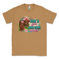 Toasted Coconut just a girl who loves cows Classic Tee - MaliasSmallBusiness