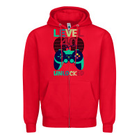 Red Level 40 Unlocked Zipper Hoodie - Bettercallsaul