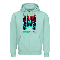 Seafoam Level 40 Unlocked Zipper Hoodie - Bettercallsaul