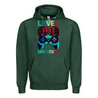Sports Green Level 40 Unlocked Zipper Hoodie - Bettercallsaul