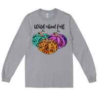 Heather Grey wild abaut fall Long Sleeve Tee - JahusDesignShop