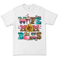White wife mom boss Premium Tee - AdoDesignShop