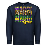Navy mardi gras Premium Sweatshirt - CowGirlArtShop
