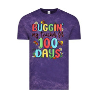 Cloud Purple buggin my teacher for 100 days Vintage Tee - MaliasSmallBusiness