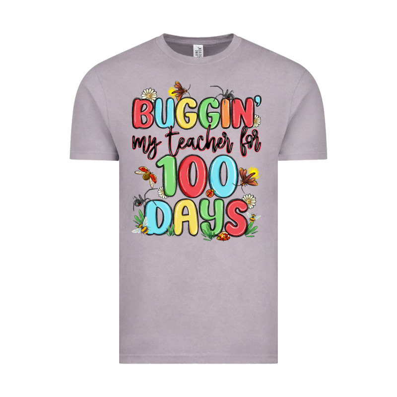 Buggin My Teacher For 100 Days Vintage Tee by MaliasSmallBusiness | Teevron