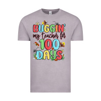 Vintage Zinc buggin my teacher for 100 days Vintage Tee - MaliasSmallBusiness