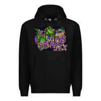 Black mardi saurus rex Premium Hoodie - CowGirlArtShop