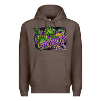 Coffee mardi saurus rex Premium Hoodie - CowGirlArtShop