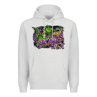 Dove Grey mardi saurus rex Premium Hoodie - CowGirlArtShop