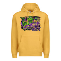 Mustard mardi saurus rex Premium Hoodie - CowGirlArtShop