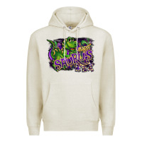 Oatmeal Heather mardi saurus rex Premium Hoodie - CowGirlArtShop