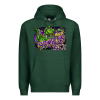 Sports Green mardi saurus rex Premium Hoodie - CowGirlArtShop