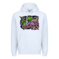 White mardi saurus rex Premium Hoodie - CowGirlArtShop