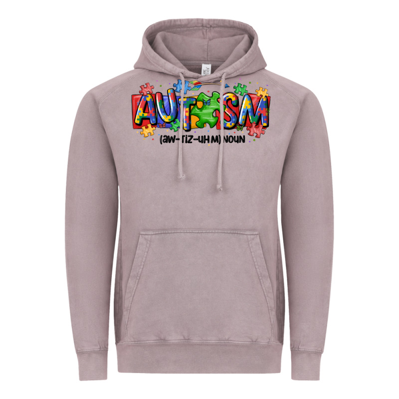 Autism Awtizuhm Noun Vintage Hoodie by MaliasSmallBusiness | Teevron