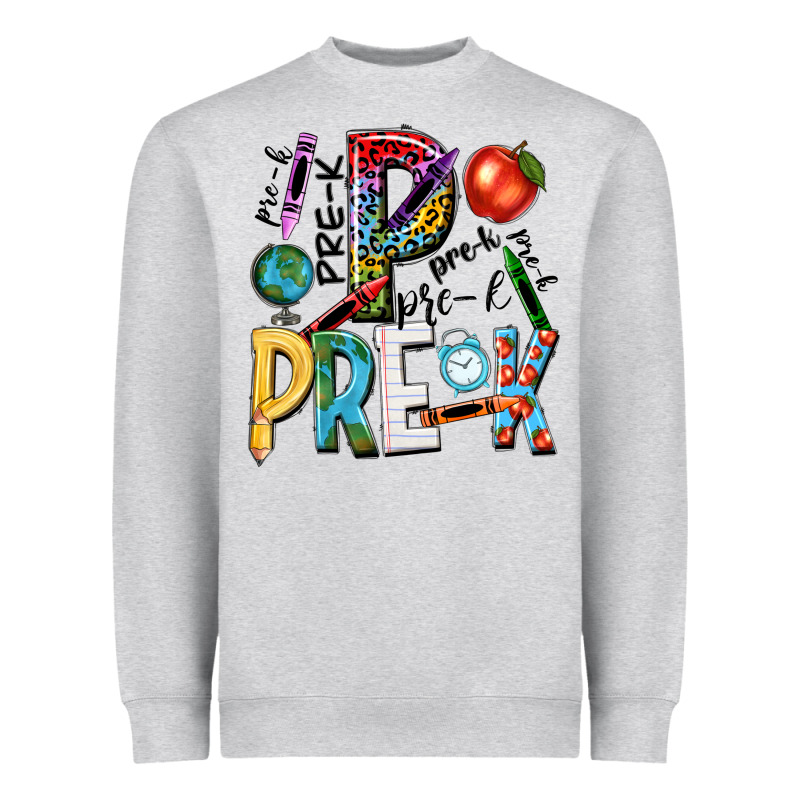 Pre K Heavyweight Sweatshirt by NancyCooperArtShop | Teevron