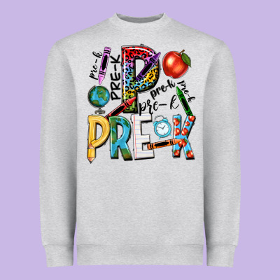 Pre K Heavyweight Sweatshirt Designed By Nancycooperartshop