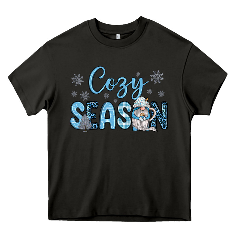 Cozy Season Gnome Coffee Heavy Core Tee by JahusDesignShop | Teevron