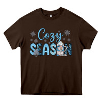 Chocolate Brown cozy season gnome coffee Heavy Core Tee - JahusDesignShop