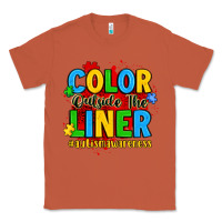 Copper color outside the liner autism awareness Classic Tee - JahusDesignShop