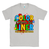 Moon Dust color outside the liner autism awareness Classic Tee - JahusDesignShop