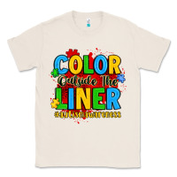Color Outside The Liner Autism Awareness Classic Tee | Teevron