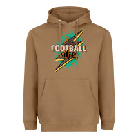 Toasted Coconut Football Vibes Heavyweight Hoodie - HowdyJamesFarm