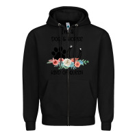 Black I'm A Dog & Horse Kind Of Queen Pet Lover Owner Zipper Hoodie - Bettercallsaul