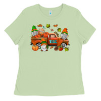 Matcha fall gnomes truck Ladies Tee - AdoDesignShop