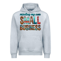 Heather Grey Minding My Own Small Business Urban Hoodie - BundleAndBundleShop