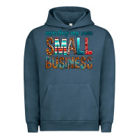 Pigment Midnight Navy Minding My Own Small Business Urban Hoodie - BundleAndBundleShop