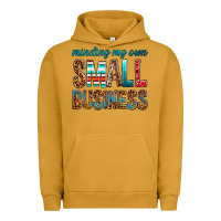 Pigment Peanut Butter Minding My Own Small Business Urban Hoodie - BundleAndBundleShop