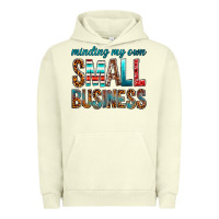 Pigment Pistachio Minding My Own Small Business Urban Hoodie - BundleAndBundleShop
