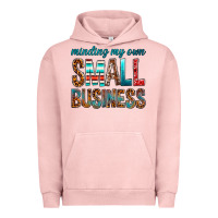 Pigment Salmon Minding My Own Small Business Urban Hoodie - BundleAndBundleShop