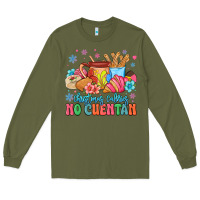 Army Green christmas calories no cuentan mexican Long Sleeve Tee - MaliasSmallBusiness