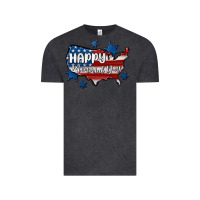 Vintage Black happy memorial day usa Vintage Tee - MaliasSmallBusiness