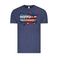 Vintage Denim happy memorial day usa Vintage Tee - MaliasSmallBusiness