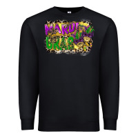 Black mardi gras Premium Sweatshirt - CowGirlArtShop