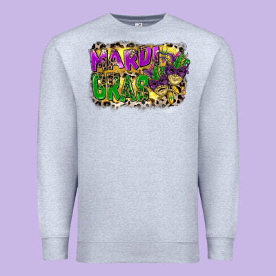 Mardi Gras Premium Sweatshirt Designed By Cowgirlartshop