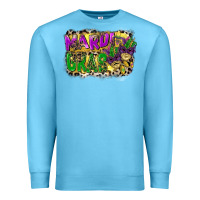 Ocean Blue mardi gras Premium Sweatshirt - CowGirlArtShop